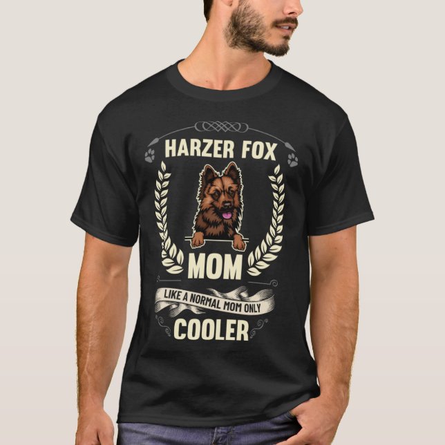 Harzer Fox Mama wie eine normale Mama nur Cooler H T-Shirt (Vorderseite)