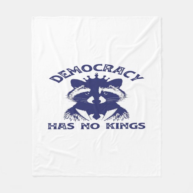 Has No Kings Patriotic Fleecedecke (Vorderseite)