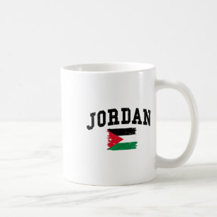 Haschemitisches Königreich Jordanien Landesflagge Kaffeetasse