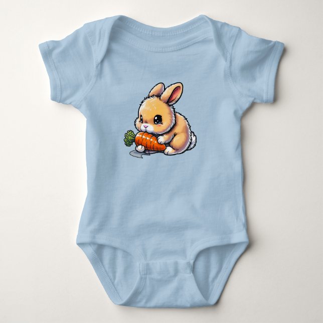 Häschen  baby strampler (Vorderseite)