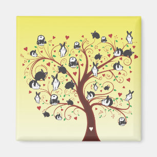 HÄSCHEN-BAUM MAGNET