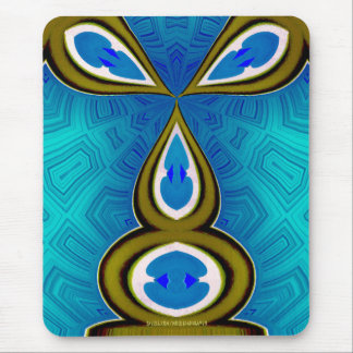 Häschen-Blau Mousepad