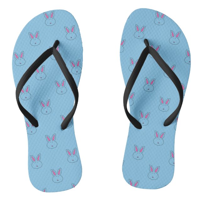 Häschen drehen Reinfälle um Flip Flops (Fußbett)