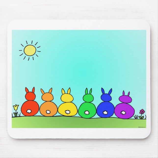 Häschen-Familie Mousepad (Vorne)