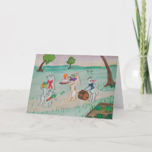 Häschen-Geburtstags-Karte Karte