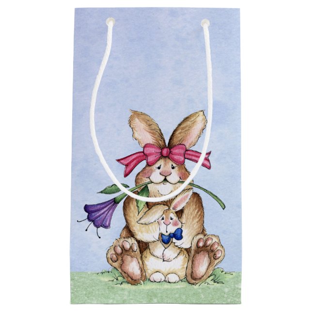 Häschen - Geschenk-Tasche Kleine Geschenktüte (Vorderseite)