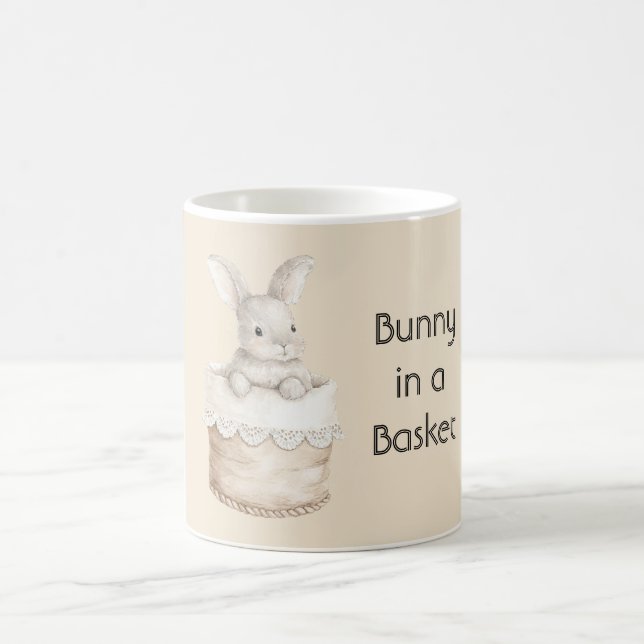 Häschen im Korb Kaffeetasse (Mittel)