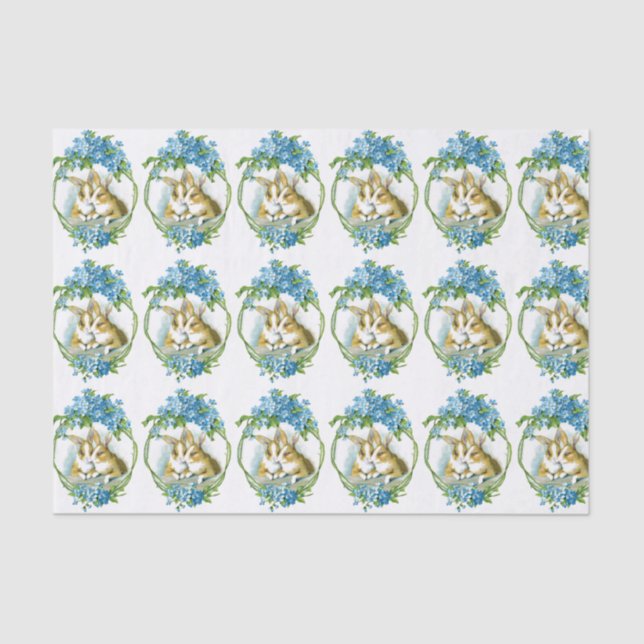 Häschen-Liebe Seidenpapier (Vorderseite)