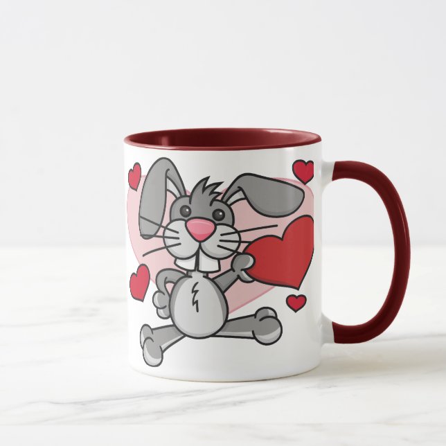 Häschen-Liebe-Tasse Tasse (Rechts)