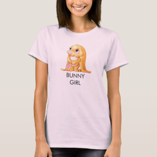 Häschen-Mädchen-Shirt T-Shirt