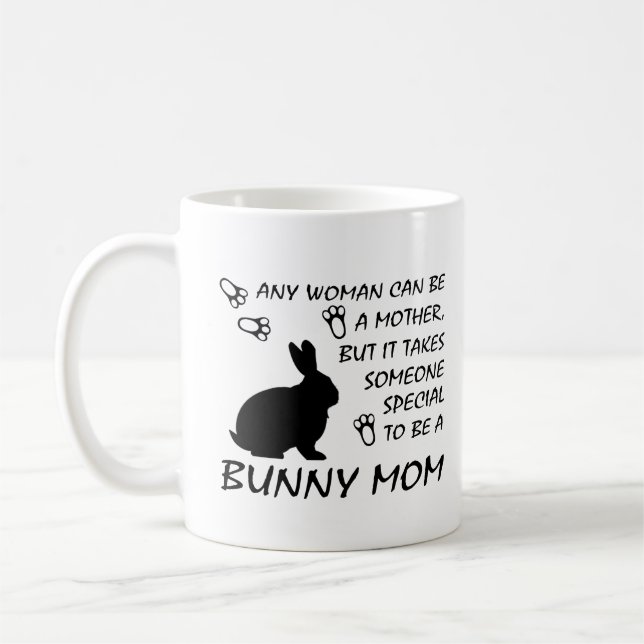Häschen-Mama-Tassen-Kaffee-Tee-Schalen-lustige Kaffeetasse (Links)