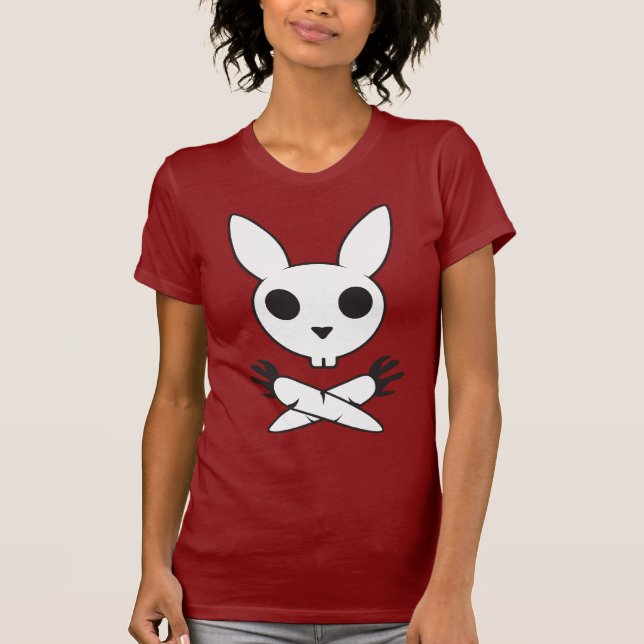 Häschen mit Karotten T-Shirt (Vorderseite)