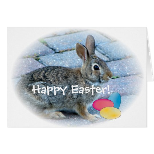Häschen-Ostern-Gruß-Karte Karte