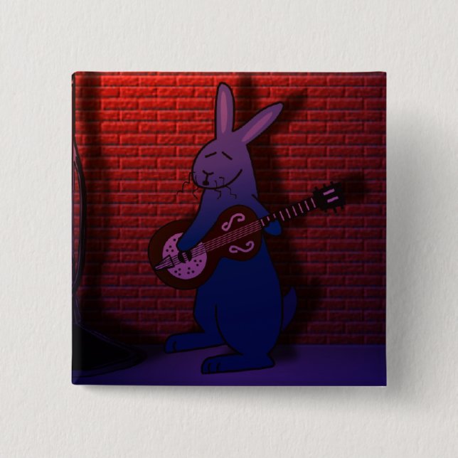 HÄSCHEN SINGT DIE BLUES BUTTON (Vorderseite)