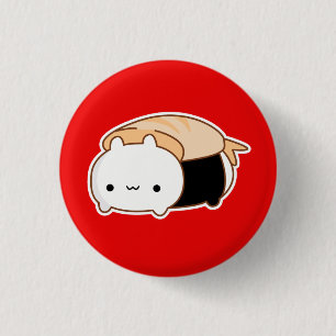 Häschen-Sushi-Rollenknopf *CHOOSE IHRE EIGENE Button