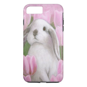 Häschen u. Tulpen Case-Mate iPhone Hülle