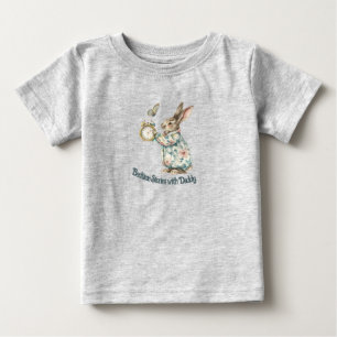 Häschen-Uhr-Geschichtenstunde Baby T-shirt