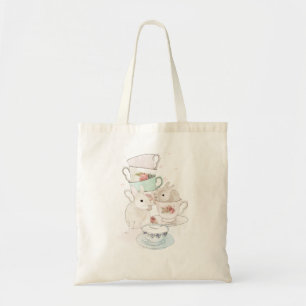 Häschen- und Tee-Tasche Tragetasche