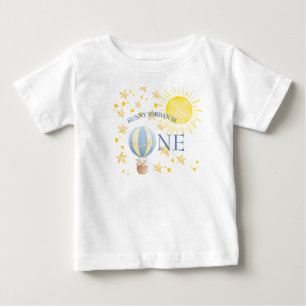 Häschen wird eins um die Sonne Jungen 1. Geburtsta Baby T-shirt