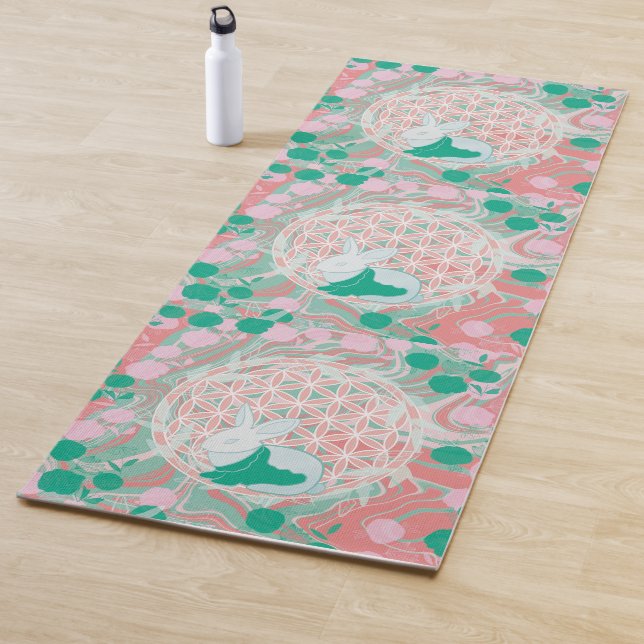 Häschen Yogamatte (Beispiel)