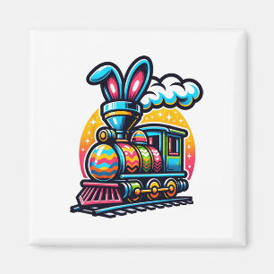 Häschen-Zug Eisenbahn Ostern Ei Kinder Kleinkinder Magnet