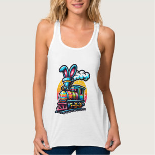 Häschen-Zug Eisenbahn Ostern Ei Kinder Kleinkinder Tank Top