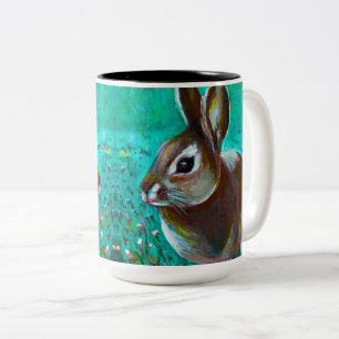 Häschen Zweifarbige Tasse