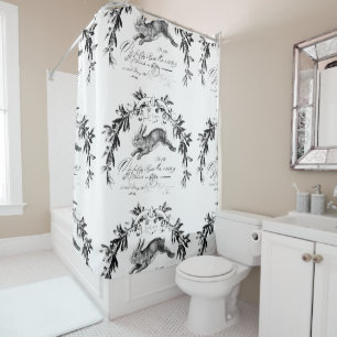 Hase-Duschvorhang Le Lapin French Duschvorhang