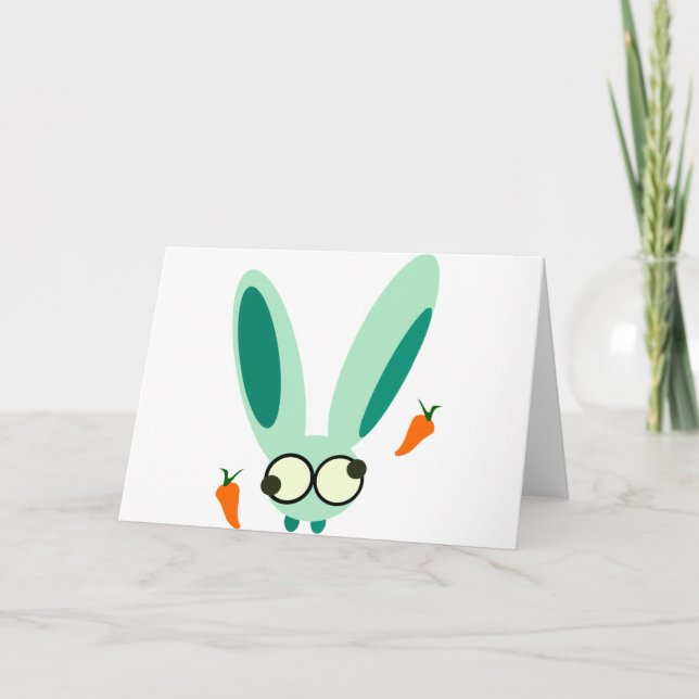 Hase Feiertagskarte (Vorderseite)