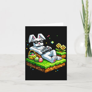 Hase Frohen Ostertag Ei Videospiel Geschenk Männer Karte