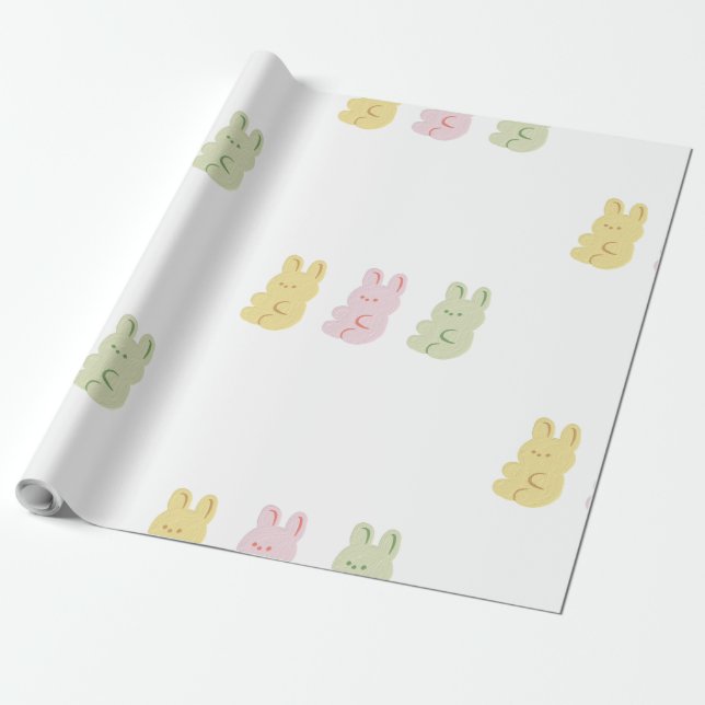 Hase Geschenkpapier (Ungerollt)