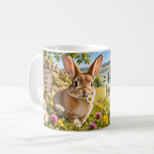 Hase heute glücklicher Hasenbecher Kaffeetasse