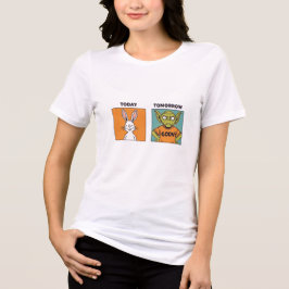 Hase heute, Schläger morgen Tri-Blend Shirt