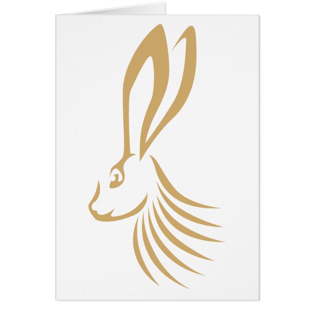 Hase im Swish, der Art zeichnet (Vorne)