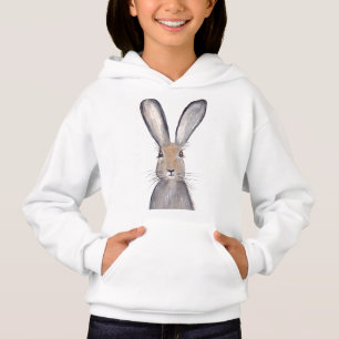 Hase Kaninchen Aquarell Kaninchen süße Tiere Hoodie