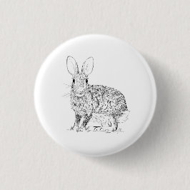 Hase / Kaninchen Button