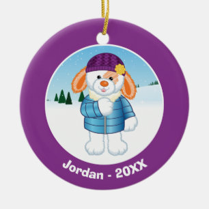 Hase Keramik Ornament