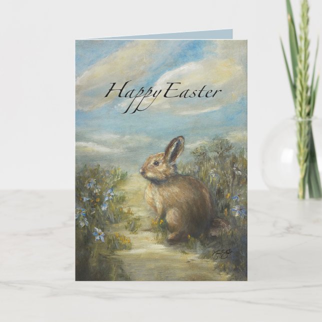 Hase Lane OSTERN 5 x 7" Karte (Vorderseite)