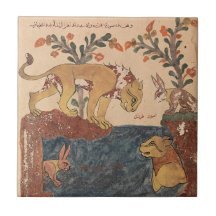 Hase Löwe Indische Renaissance Fabel Ce
