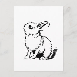 Hase Postkarte