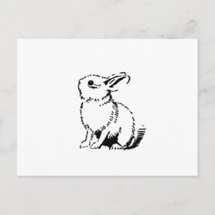 Hase Postkarte