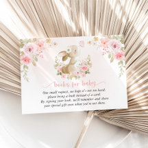 Hase, Schmetterling, rosa Blumen, Bücher fürs Baby
