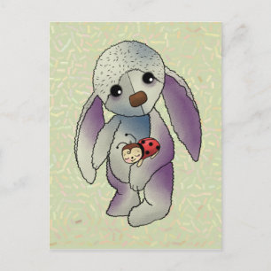 Hase und Käfer Postkarte