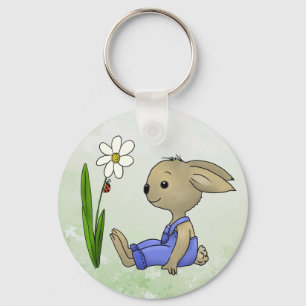Hase und Marienkäfer Schlüsselanhänger