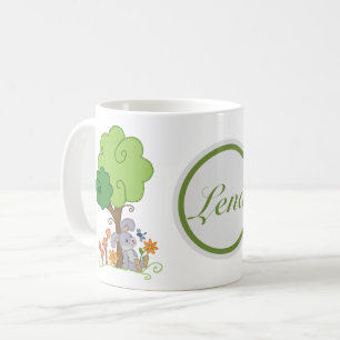 Hase unterm Baum, personalisiert Kaffeetasse