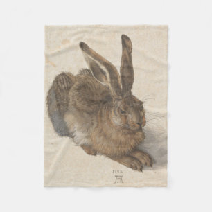 Hase (von Albrecht Dürer) Fleecedecke