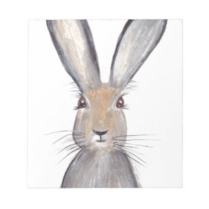 Hase Wasserfarbe Notizblock