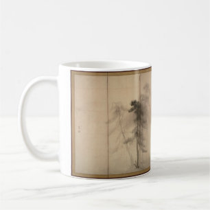Hasegawa Tohaku Kiefern 16. Jahrhundert rehbraun Kaffeetasse