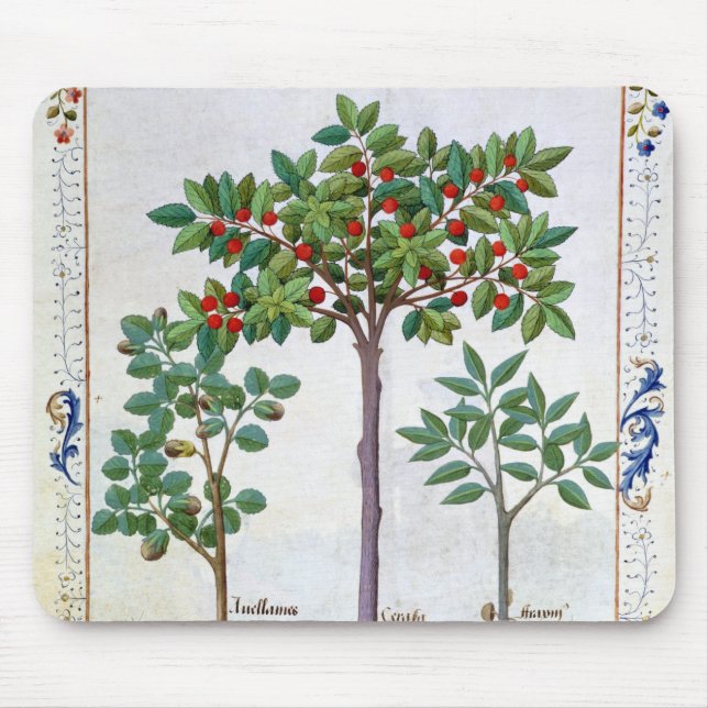 Haselnuss Bush und Kirschbaum Mousepad (Vorne)