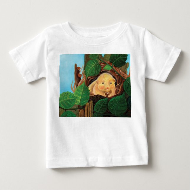Haselnuss-Dormaus Baby T-shirt (Vorderseite)
